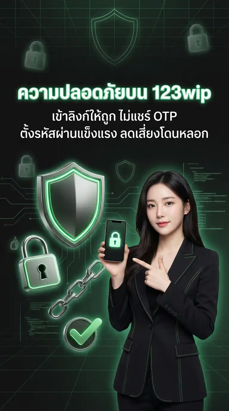 ความปลอดภัย เข้าลิงก์ให้ถูก ไม่แชร์ OTP ตั้งรหัสผ่านแข็งแรง ลดเสี่ยงโดนหลอก